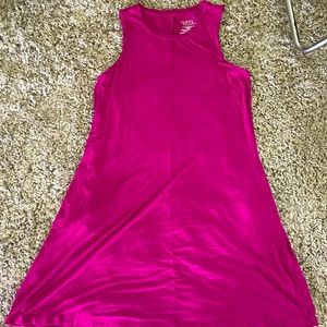 Time and Tru hot pink tank top dress